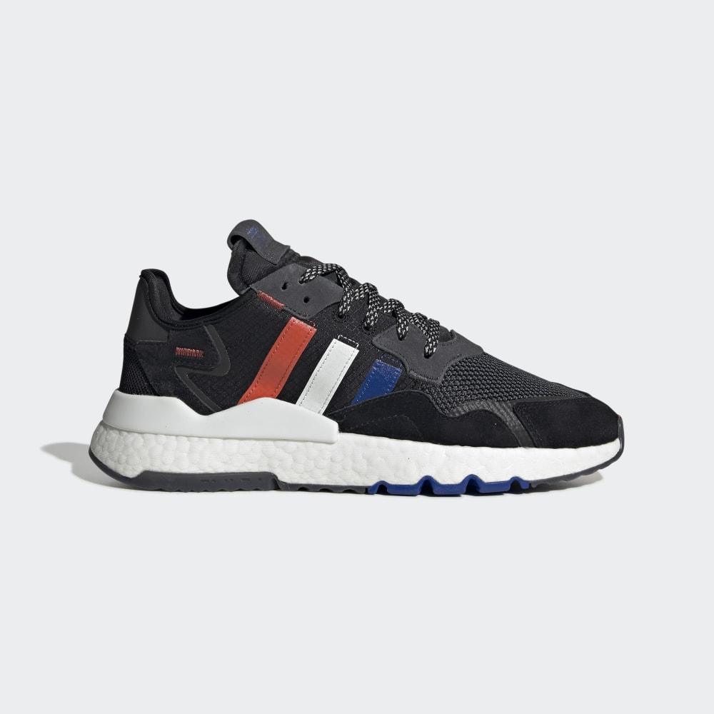 Adidas Men's Nite Jogger Originals Shoes Black/Blue/White Ireland EG2860